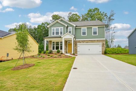 New construction Single-Family house 5377 Heron Bay Blvd, Unit 57, Locust Grove, GA 30248 Hampstead- photo 1 1