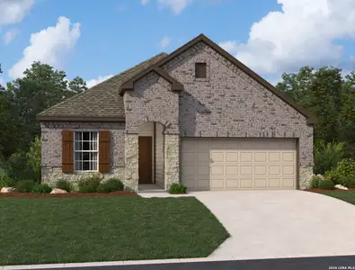New construction Single-Family house 120 Peeps Ct, Adkins, TX 78101 plan Hadley - image