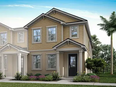 New construction Townhouse house 10035 Gazebo Aly, Orlando, FL 32832 plan Catalina II - image