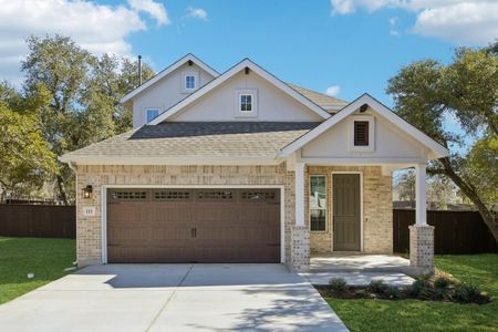 New construction Single-Family house 2605 Sam Bass Rd, Unit 111, Round Rock, TX 78681 plan Clear Creek 2107 - image