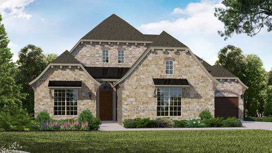 Plan 815 Elevation C with Stone