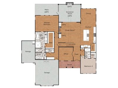 New construction Single-Family house 4530 Aiden Wy, Cumming, GA 30041 plan The Belvedere - image 5