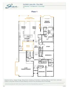 New construction Single-Family house 5414 Timpson Dr, Manvel, TX 77578 plan 5042 Elevation E - image