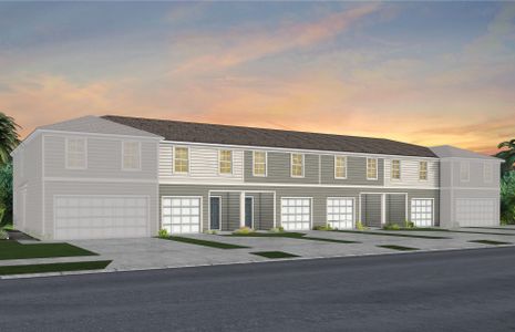 New construction Townhouse house 10111 Treasure Oaks Ct, Jacksonville, FL 32221 plan Landmark - image