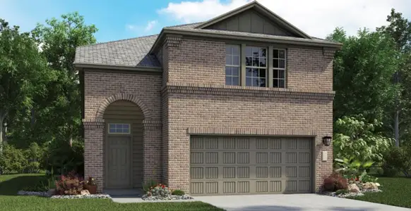 New construction Single-Family house 1815 Roaming Oak Bnd, Georgetown, TX 78628 Riviera- photo 0