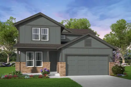 New construction Single-Family house 22710 Norcrest Hills Dr, Katy, TX 77449 plan Zinnia - image