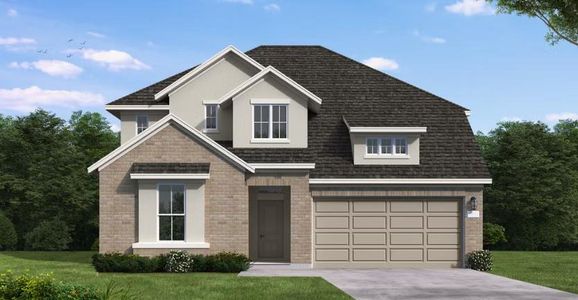 New construction Single-Family house 1400 Snowdrop Dr, Georgetown, TX 78628 Delta- photo 0