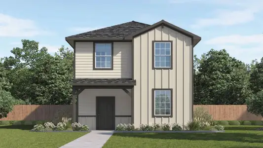 New construction Single-Family house 216 Puerto Plata Ave, Bastrop, TX 78602 plan The Crockett - image