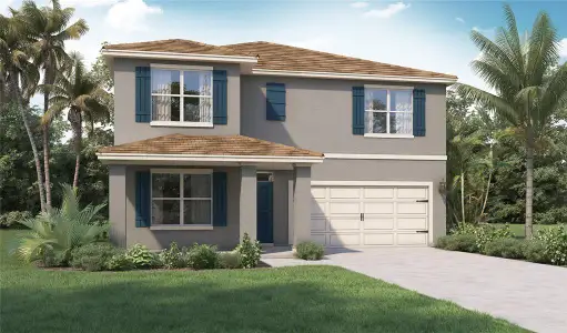 New construction Single-Family house 5844 Galloping Dr, Apopka, FL 32712 Parker - photo 0