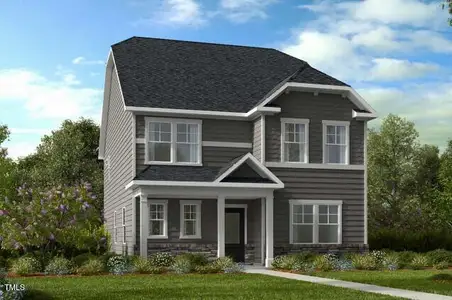 New construction Single-Family house 1057 Hardin Hill Ln, Knightdale, NC 27545 plan Charlotte II - image