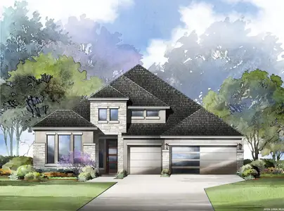 New construction Single-Family house 15107 Domino Rdg, San Antonio, TX 78245 plan Hill II - image