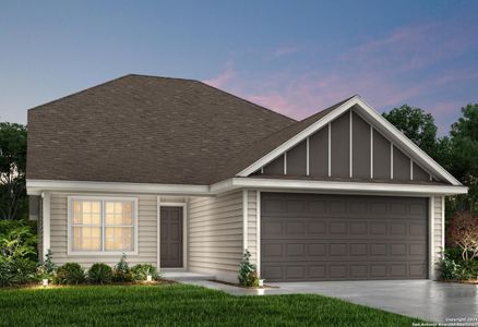 New construction Single-Family house 709 Star Path, Seguin, TX 78155 Cortona- photo 0