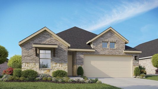 New construction Single-Family house 1005 Blanket Flower Dr, Georgetown, TX 78628 plan Bermuda - image