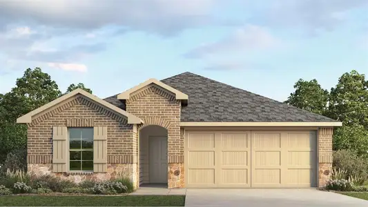 New construction Single-Family house 3408 Spur Run, Sherman, TX 75090 plan Evans - image
