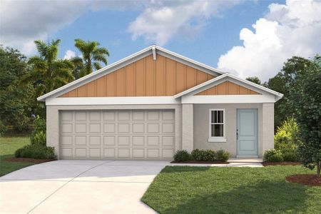 New construction Single-Family house 15249 Maude Landing Lp, Wimauma, FL 33598 plan Magenta - image