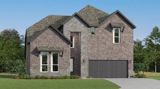 New construction Single-Family house 107 Brabham Lp, Hutto, TX 78634 plan Eden - image
