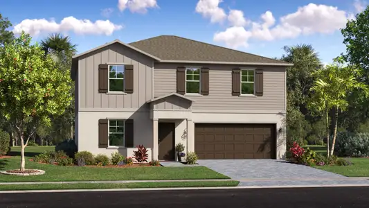 New construction Single-Family house 2395 Stingray Dr Se, Palm Bay, FL 32909 plan Eclipse II - image