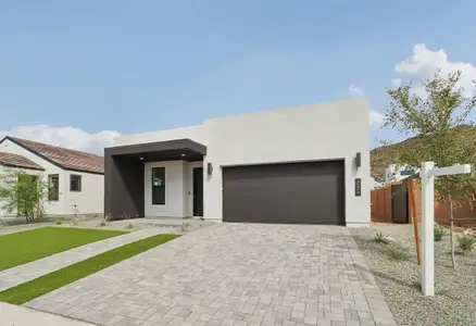 New construction Single-Family house 7276 W Running Deer Trl, Peoria, AZ 85383 plan 4014 Elevation F - image