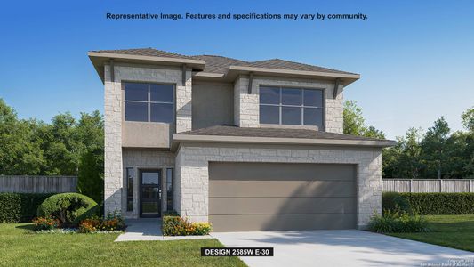 New construction Single-Family house 12620 Cotorra Spgs, San Antonio, TX 78254 plan 2585W - image