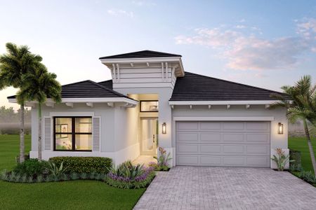 New construction Single-Family house 12874 Soaring Vw, Palm Beach Gardens, FL 33412 plan Dorado - image