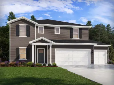 New construction Single-Family house 344 Barrow Meadows Dr, Zebulon, NC 27597 plan Johnson - image