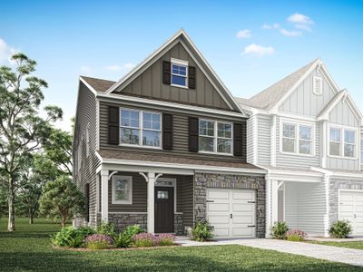 New construction Single-Family house 402 Blythe Townhome Ln, Waxhaw, NC 28173 plan Cary - image