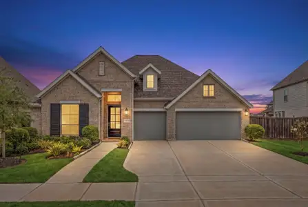 New construction Single-Family house 11814 Bush Tail Ct, Mont Belvieu, TX 77523 plan 2980W - image