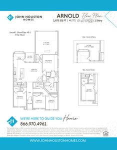 New construction Single-Family house 1868 Vista Wy, Waxahachie, TX 75165 plan Arnold - image