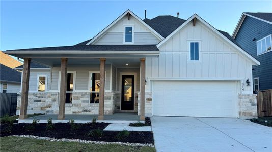 New construction Single-Family house 314 Sage Thrasher Cir, Dripping Springs, TX 78620 Santa Rosa- photo 0 0