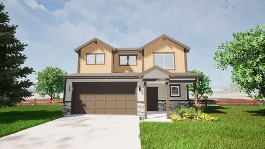 New construction Single-Family house 764 Ayrshire Rd, Johnstown, CO 80534 plan Weston - image