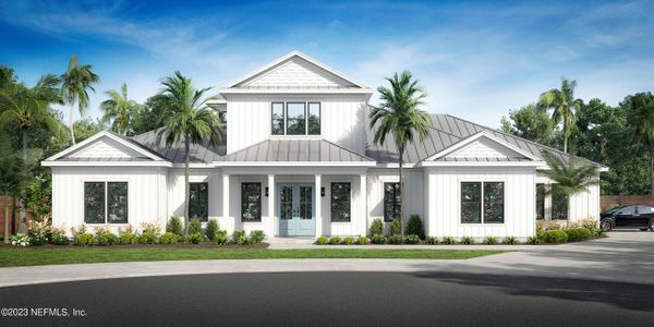 New construction Single-Family house 115 Fiddler Crab Ln, Saint Johns, FL 32080 Key West- photo 0