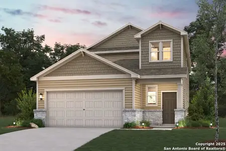 New construction Single-Family house 15550 Doublecreek Dr, San Antonio, TX 78253 plan Riley - 2511 - image
