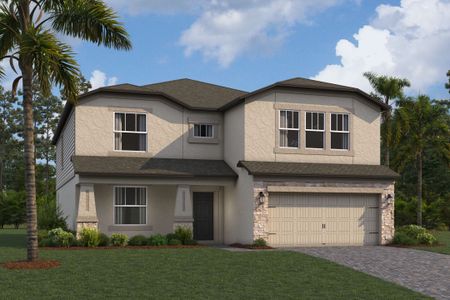 New construction Single-Family house 12979 Castle Oaks Dr, Hudson, FL 34669 plan Cabo - image