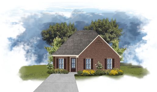 New construction Single-Family house 25 Natureview Wy, Freeport, FL 32439 plan Gauguin III A - image