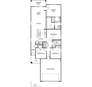 New construction Single-Family house 9807 N Summerstone Ave, Marana, AZ 85743 plan Quartz - image
