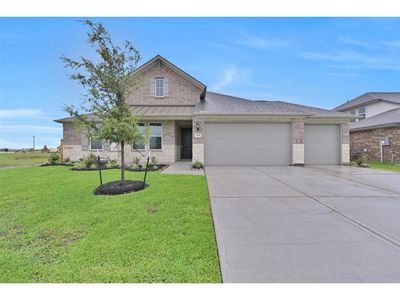 New construction Single-Family house 3306 Salton Sea Ln, Texas City, TX 77568 plan The Edward C with 3-Car Garage - image