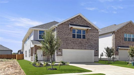 New construction Single-Family house 1625 Edgeway Dr, Aubrey, TX 76227 Rayburn II W- photo 1 1