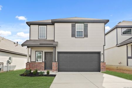 New construction Single-Family house 8554 Catnip Pass, Elmendorf, TX 78112 plan The Lakeland - image