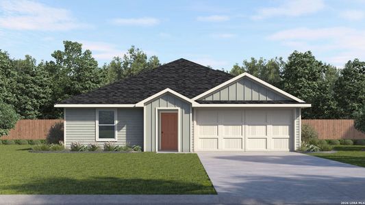 New construction Single-Family house 1005 Prince Albert, Seguin, TX 78155 plan The Austin - image