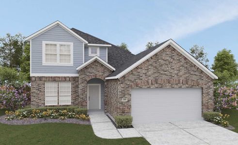 New construction Single-Family house 15205 Purple Drop Cv, Del Valle, TX 78617 Landmark Series - Southfork- photo 0 0