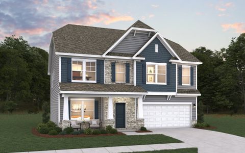 New construction Single-Family house 5017 Puddle Pond Rd, Indian Trail, NC 28079 plan Morganton - image