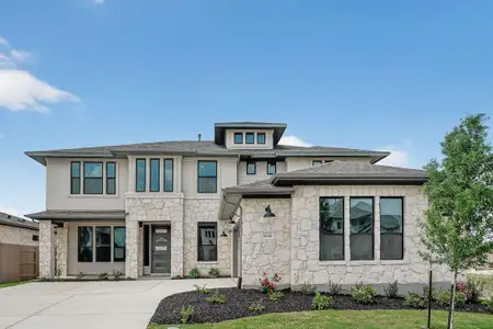 New construction Single-Family house 8608 Turaco Trl, Austin, TX 78744 plan Amaretto - image