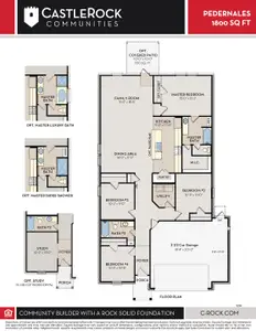 New construction Single-Family house 201 Beaver Creek Dr, Jarrell, TX 76537 plan Pedernales - image
