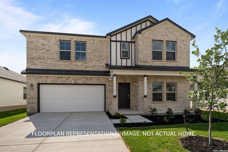 New construction Single-Family house 10302 Tynecastle Rd, Converse, TX 78109 plan Columbus - 40' Smart Series - image