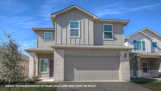 New construction Single-Family house 13407 Eppright Trce, Manor, TX 78653 plan The Emma - image