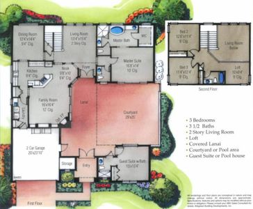 New construction Single-Family house 15 New Water Oak Dr, Palm Coast, FL 32137 plan The Courtyard II - image