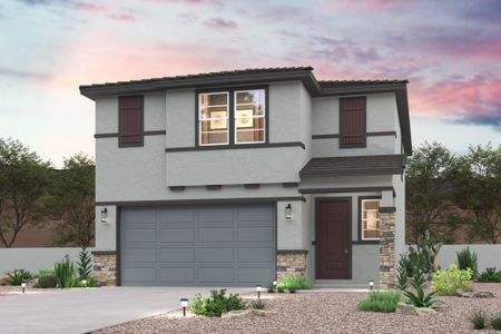 New construction Single-Family house 17296 W Daley Ln, Surprise, AZ 85387 Oak- photo 0