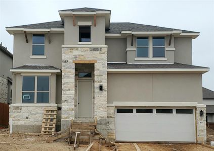 New construction Single-Family house 105 Chimney Stone Trl, Georgetown, TX 78628 Premier - Rosewood- photo 0 0