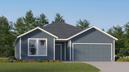 New construction Single-Family house 301 Heritage Groves Rd, Bertram, TX 78605 Hendrix- photo 0