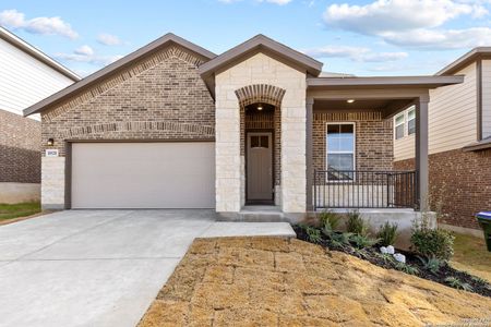 New construction Single-Family house 10528 Briceway Bay, Helotes, TX 78023 Emory- photo 0